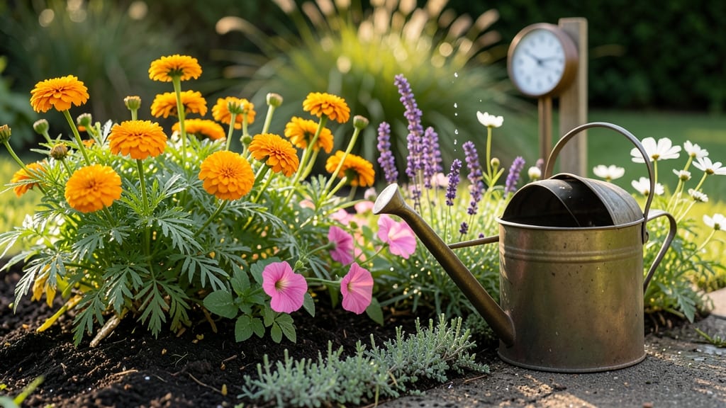 Best Time to Water Flower Beds: Morning Routine for Deep Root Growth