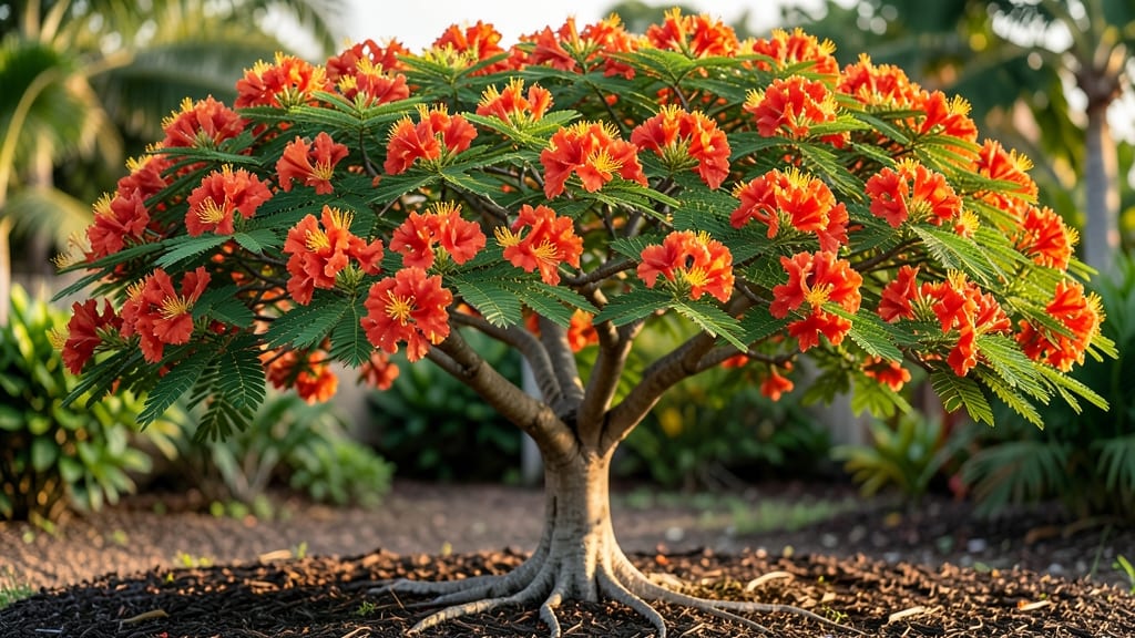 Gulmohar Tree Flower: Pruning Secrets for Year-Round Crimson Blooms
