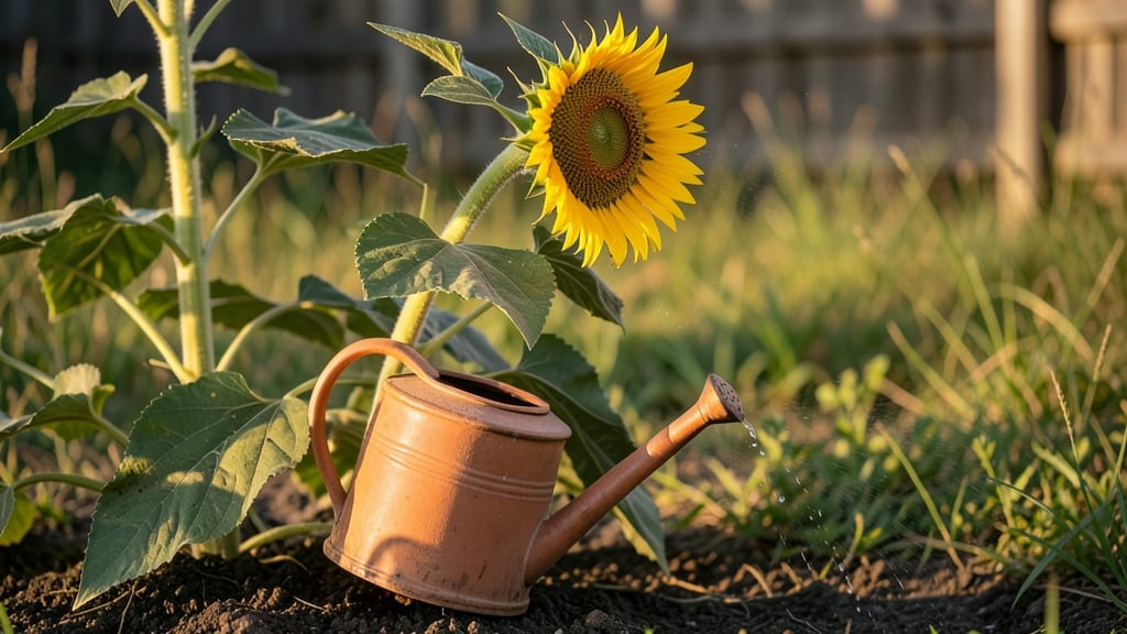Watering Sunflower Plants: Deep-Soil Techniques for Towering Stems