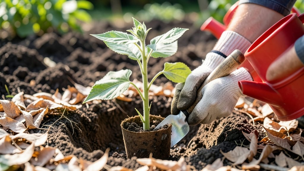 How Deep to Transplant Sunflowers: Root Depth Secrets for Stronger Stems