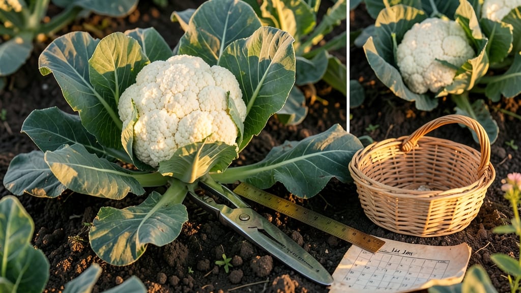 How to Know When to Harvest Cauliflower: Curd Color and Size Checklist