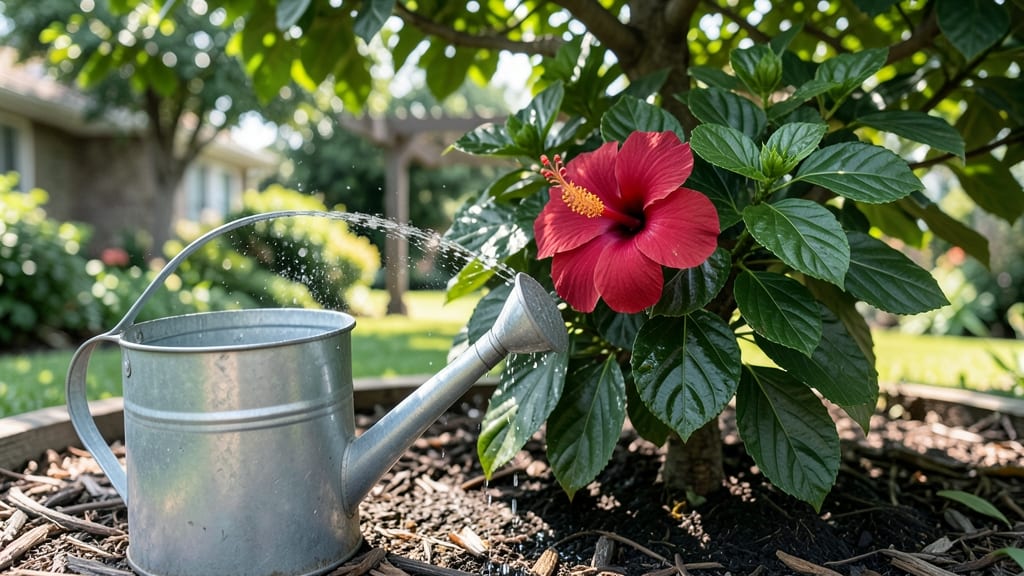 Hibiscus Flower Watering: Soil Moisture Secrets for Lush Blooms Without Root Rot