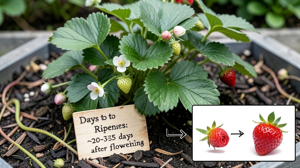 How Long Do Strawberries Take to Grow After Flowering: 4-6 Week Timeline to Ripe Fruit