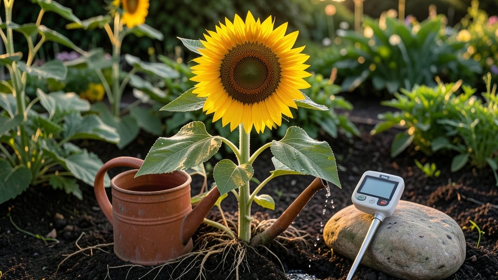 How Often Should You Water Sunflower Plants: Soil Check Method for Healthy Growth